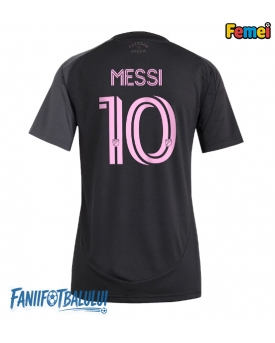 Inter Miami Lionel Messi #10 Tricou Fotbal Replică 2025-26 Femei Deplasare